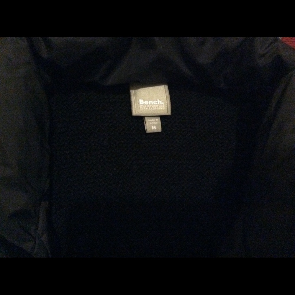 Men’s black warm zip up puffer jacket - Picture 6 of 6